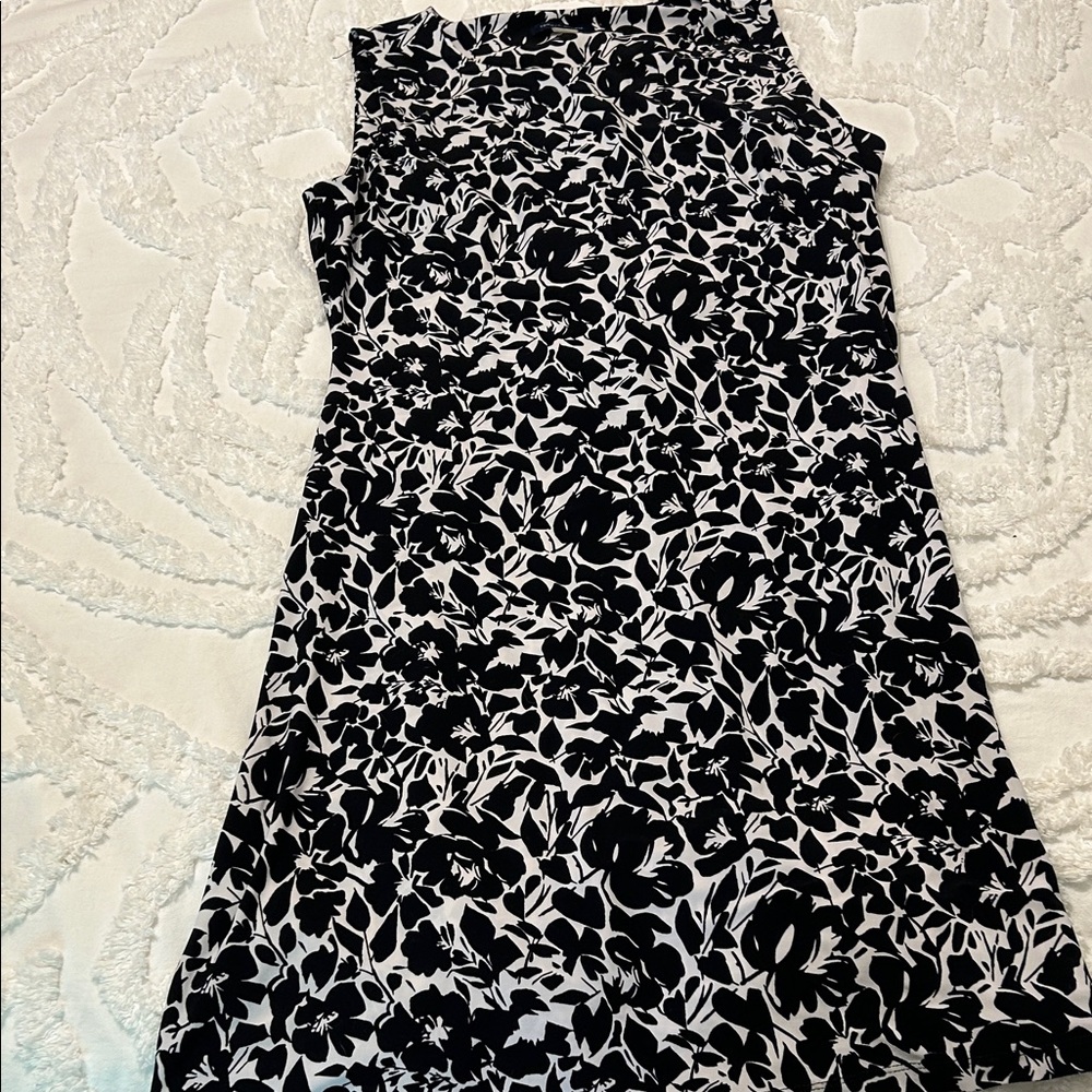 Tommy Hilfiger Black and White Floral Dress